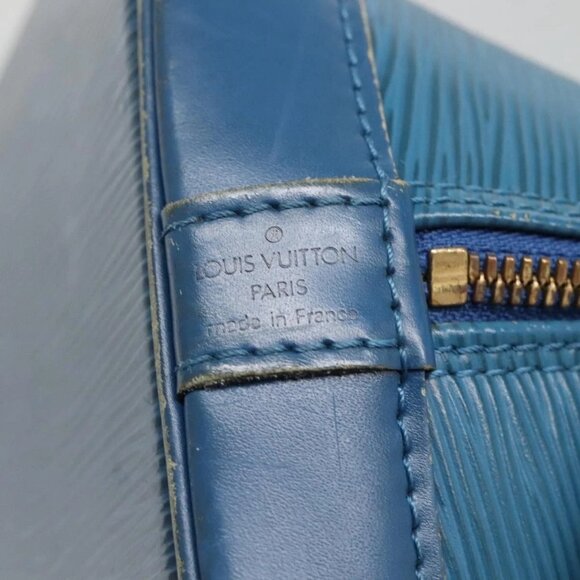 LOUIS VUITTON Epi Alma Hand Bag Toledo Blue M52145 LV Auth 134510 - Picture 13 of 16